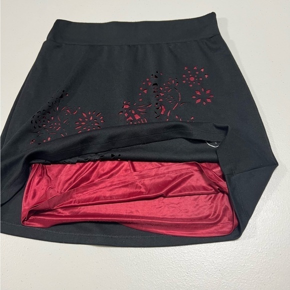 Desigual Gemma Bird and Flower Cut Skirt - Picture 5 of 9